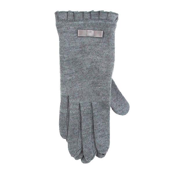 ふんわりあったか起毛 レディース防寒手袋 リボンのワンポイント スマートフォンタッチパネル対応 冬用 2352524婦人 | ブランド登録なし | 05