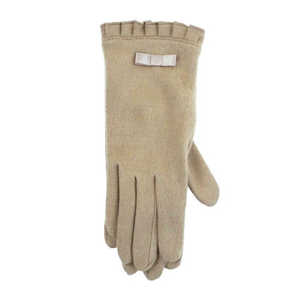 ふんわりあったか起毛 レディース防寒手袋 リボンのワンポイント スマートフォンタッチパネル対応 冬用 2352524婦人 | ブランド登録なし | 06