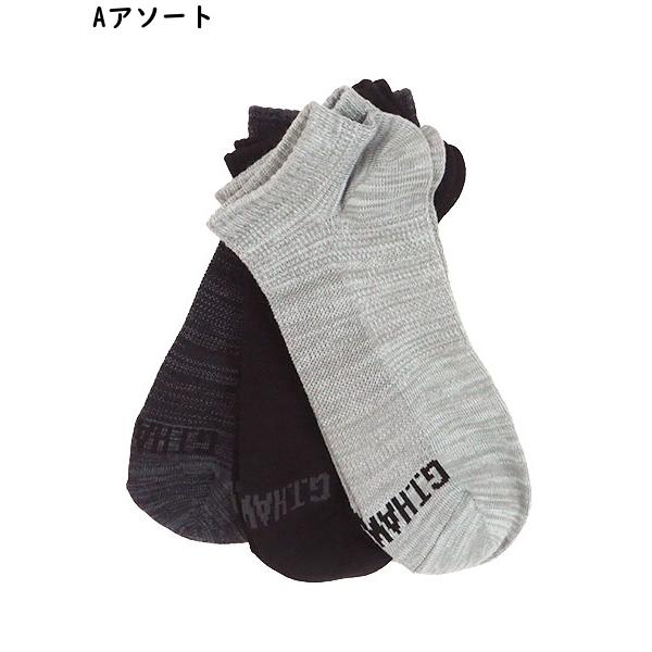 グンゼ G.T.HAWKINS メンズスニーカー丈ソックス 3足組 高強度 履く珪藻土 年間 GHX103 GUNZE [25-27サイズ] 紳士 | G.T.HAWKINS | 04