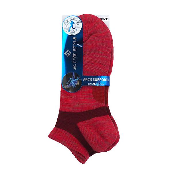 グンゼ ACTIVE STYLE メンズソックス くるぶし丈 アーチサポート 年間 AS0101 GUNZE [25-27サイズ] 紳士 | GUNZE | 06