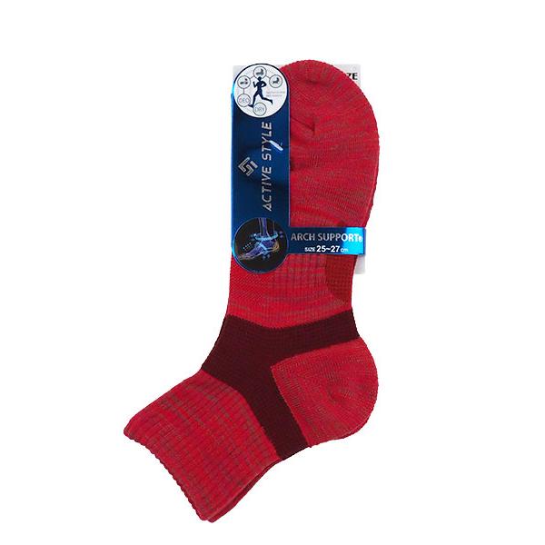 グンゼ ACTIVE STYLE メンズショートソックス アーチサポート  1  年間 AS0102 GUNZE [25-27サイズ] 紳士 | GUNZE | 07