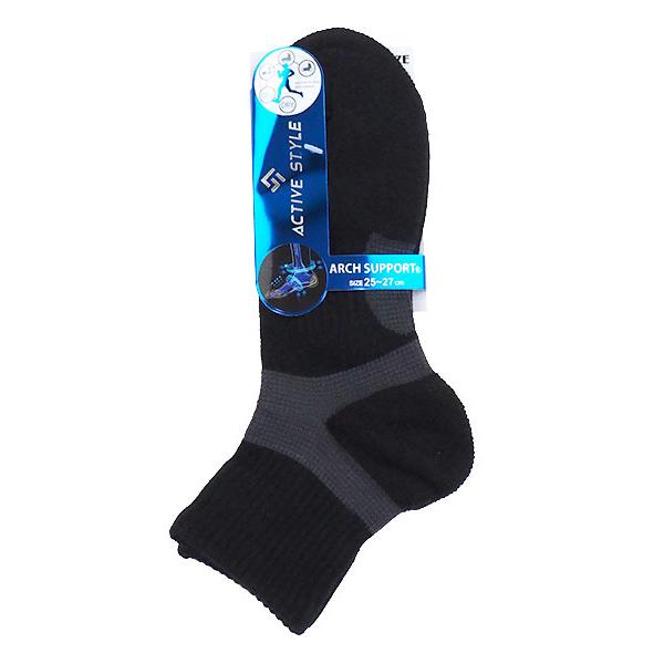 グンゼ ACTIVE STYLE メンズショートソックス アーチサポート  1  年間 AS0102 GUNZE [25-27サイズ] 紳士 | GUNZE | 13