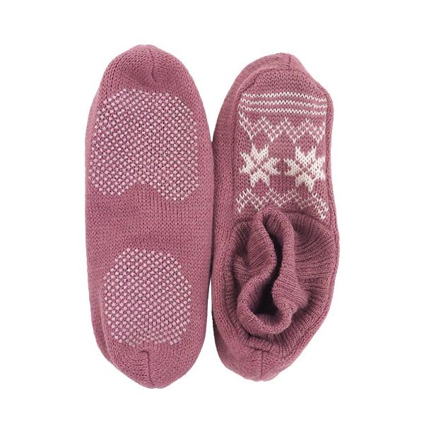 CREME GLACEE レディースホームカバー すべり止底 ノルディック柄 日本製 冬用 83069 [22-24サイズ] 婦人 | ブランド登録なし | 01