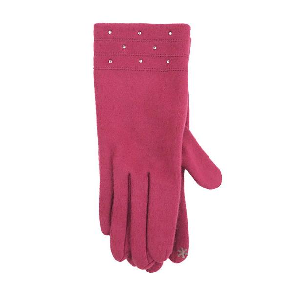 ふんわりあったか起毛 レディース防寒手袋 ラインストーン スマートフォンタッチパネル対応 冬用 2352724婦人 | ブランド登録なし | 07