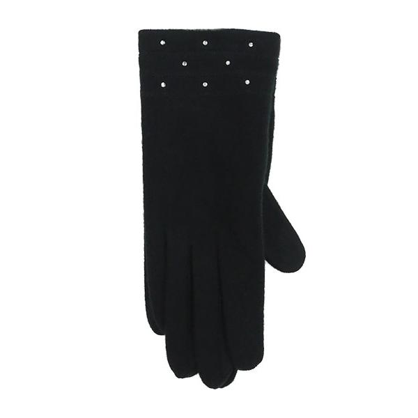 ふんわりあったか起毛 レディース防寒手袋 ラインストーン スマートフォンタッチパネル対応 冬用 2352724婦人 | ブランド登録なし | 09