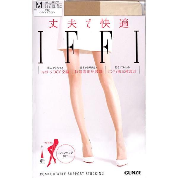 グンゼIFFI イフィー FF3700 レディースパンスト 丈夫で快適 日本製 年間 FF3700 GUNZE [M、L、LLサイズ] 婦人 | GUNZE | 06