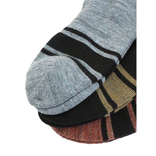 グンゼ EDWIN エドウィン  メンズショートソックス 3PACK BODY FIRE 冬用 EWY034 GUNZE [25-27サイズ] 紳士 | EDWIN | 02