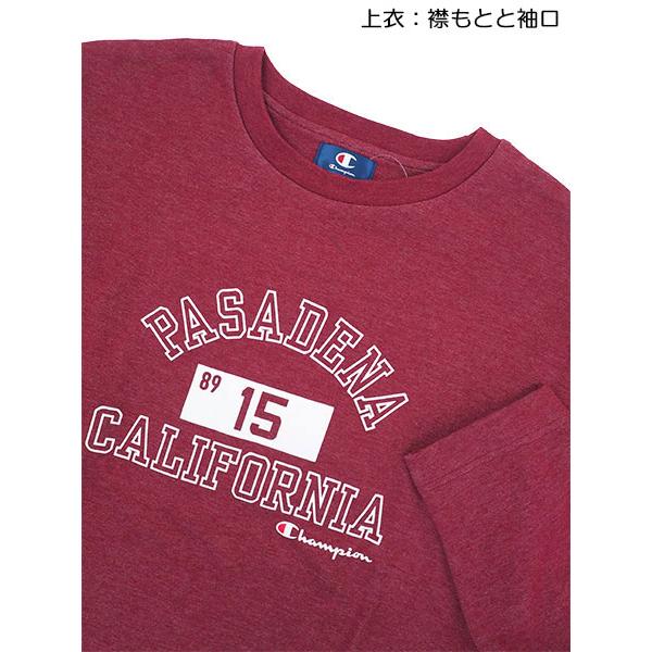 グンゼ パジャマ Champion チャンピオン レディース長袖長パンツパジャマ 胸元ロゴ 冬用 OL8824 GUNZE [M、Lサイズ] 婦人 | Champion | 01