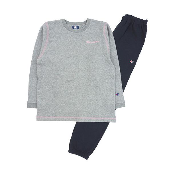 グンゼ パジャマ Champion チャンピオン レディース長袖長パンツパジャマ 無地 ダイヤキルト 冬用 OL8834 GUNZE [M、L、LLサイズ] 婦人 | Champion | 06