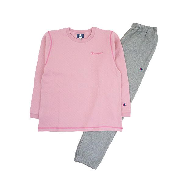 グンゼ パジャマ Champion チャンピオン レディース長袖長パンツパジャマ 無地 ダイヤキルト 冬用 OL8834 GUNZE [M、L、LLサイズ] 婦人 | Champion | 07