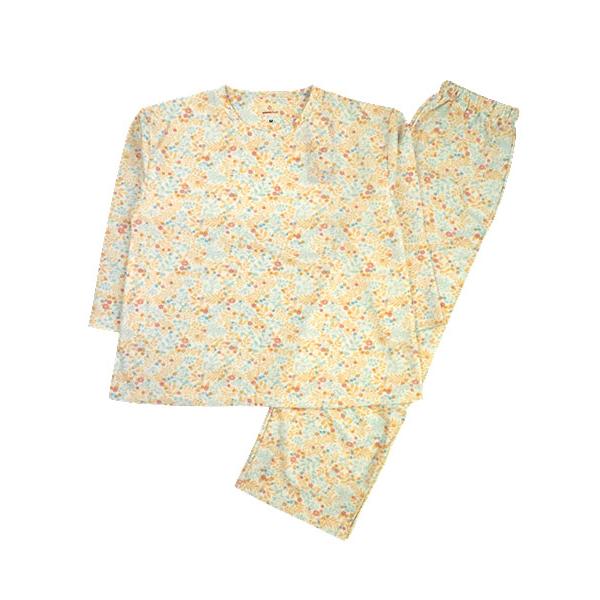 グンゼ パジャマ WARMPLUS レディース長袖長パンツパジャマ 肩もも保温 花柄 かぶりタイプ 冬用 TG4025 GUNZE [M、Lサイズ] 婦人 | GUNZE | 06