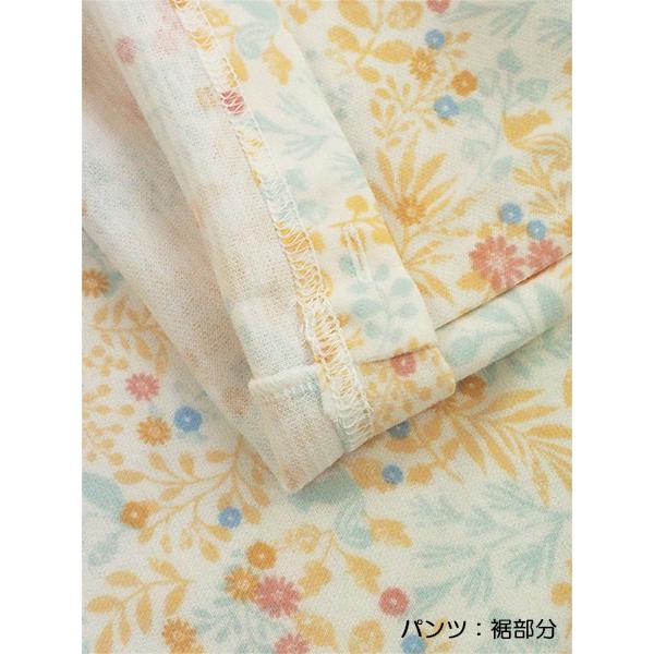 グンゼ パジャマ WARMPLUS レディース長袖長パンツパジャマ 肩もも保温 花柄 かぶりタイプ 冬用 TG4025 GUNZE [M、Lサイズ] 婦人 | GUNZE | 03