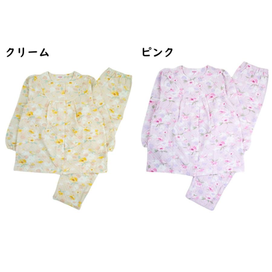 グンゼ パジャマ レディース長袖長パンツパジャマ ほかほかキルト 花柄 冬用 TG4145 GUNZE [M、Lサイズ] 婦人 | GUNZE | 04