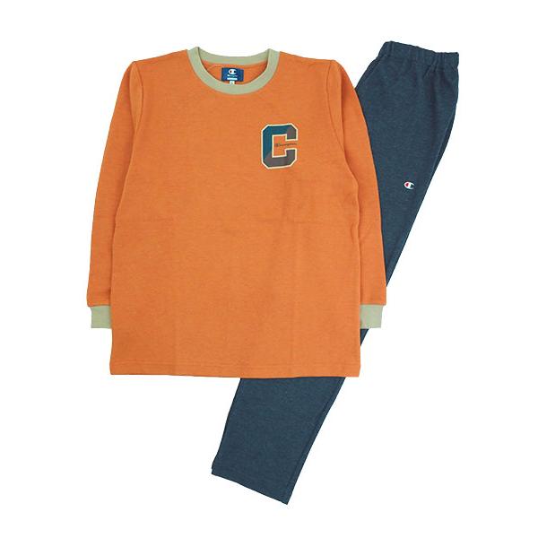 グンゼ パジャマ Champion チャンピオン レディース長袖長パンツパジャマ 左胸ロゴプリント かぶりタイプ 冬用 OL8805 GUNZE [M、Lサイズ] 婦人 | Champion | 08