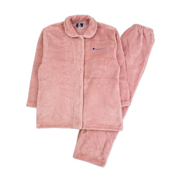グンゼ パジャマ Champion チャンピオン レディース長袖長パンツパジャマ ボア 襟付き 前あき 冬用 OD8915 GUNZE [M、L、LLサイズ] 婦人 | Champion | 06