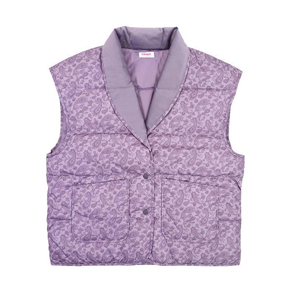 グンゼ レディース羽毛ベスト ペイズリー柄 冬用 TK4444 GUNZE [M、Lサイズ] 婦人 | GUNZE | 07