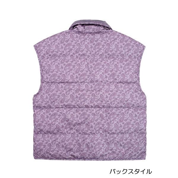 グンゼ レディース羽毛ベスト ペイズリー柄 冬用 TK4444 GUNZE [M、Lサイズ] 婦人 | GUNZE | 01