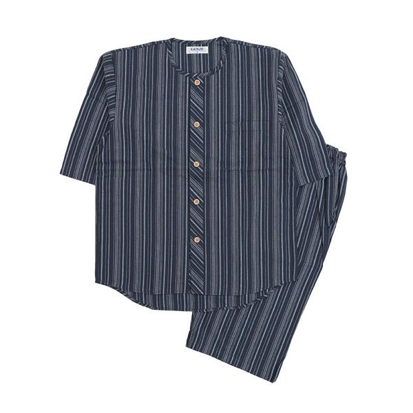 GUNZE（グンゼ） パジャマ メンズ7分袖7分丈パンツパジャマ 寝るテコ