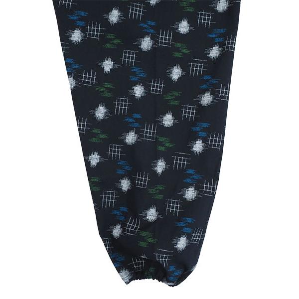 レディース かすり調プリントもんぺ シロタマ柄 綿100%  日本製 年間 60300 [3L、M、L、LLサイズ] 婦人 | ブランド登録なし | 08