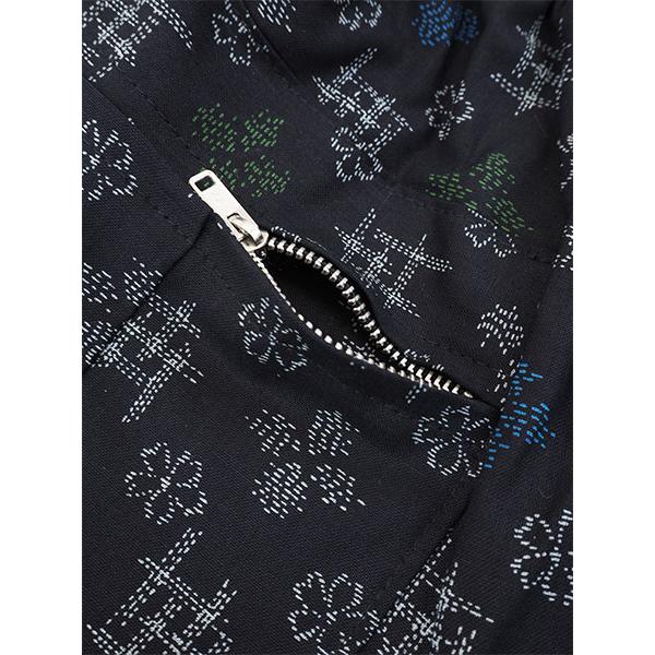 レディース かすり調プリント もんぺ サクラ 綿100%  日本製 年間 62041 [3L、M、L、LLサイズ] 婦人 | ブランド登録なし | 09