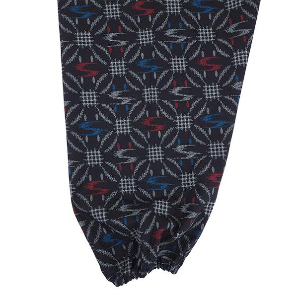 レディース かすり調プリント もんぺ ポインセチア 綿100%  日本製 年間 62042 [3L、M、L、LLサイズ] 婦人 | ブランド登録なし | 01