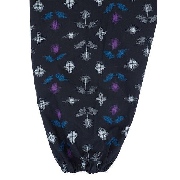 レディース かすり調プリントもんぺ ワタゲ柄 綿100%  日本製 年間 1940watage [3L、M、L、LLサイズ] 婦人 | ブランド登録なし | 08