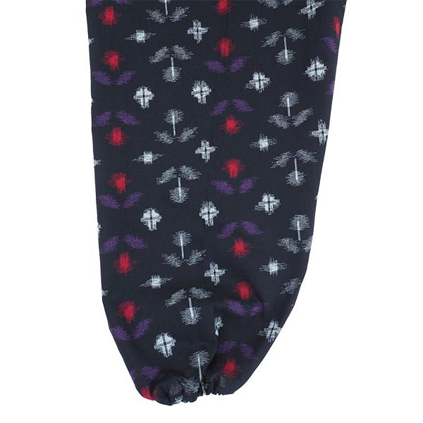 レディース かすり調プリントもんぺ ワタゲ柄 綿100%  日本製 年間 1940watage [3L、M、L、LLサイズ] 婦人 | ブランド登録なし | 09