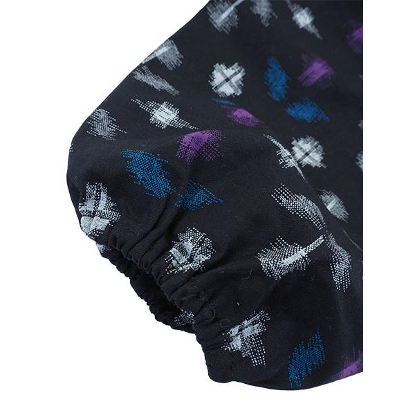 レディース かすり調プリントもんぺ ワタゲ柄 綿100%  日本製 年間 1940watage [3L、M、L、LLサイズ] 婦人 | ブランド登録なし | 03