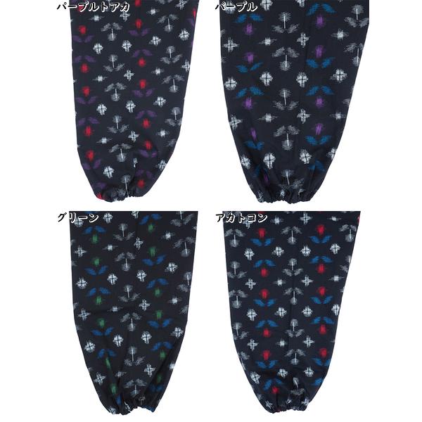 レディース かすり調プリントもんぺ ワタゲ柄 綿100%  日本製 年間 1940watage [3L、M、L、LLサイズ] 婦人 | ブランド登録なし | 04