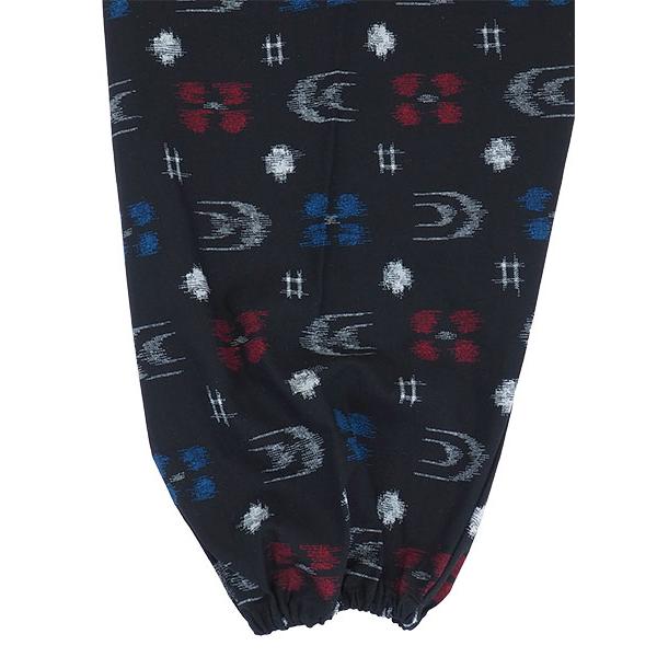 レディース かすり調プリントもんぺ ハナトツキ柄 綿100%  日本製 年間 1940hanatotshuki [3L、M、L、LLサイズ] 婦人 | ブランド登録なし | 07