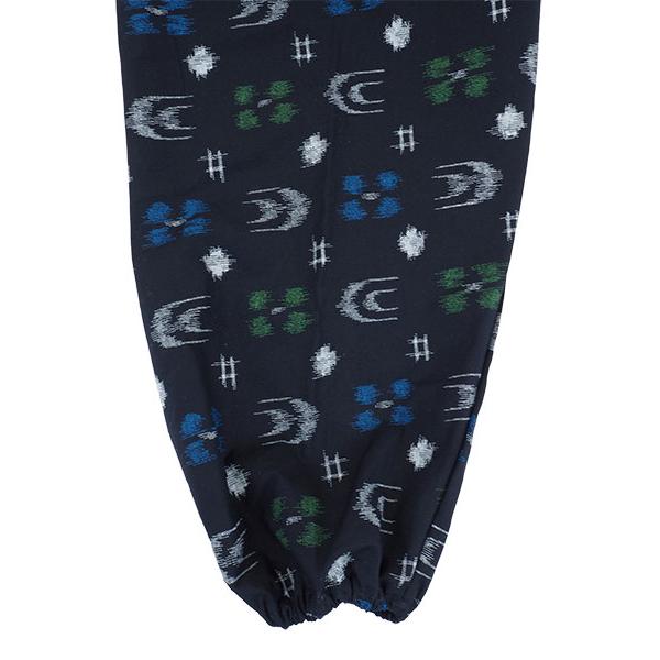 レディース かすり調プリントもんぺ ハナトツキ柄 綿100%  日本製 年間 1940hanatotshuki [3L、M、L、LLサイズ] 婦人 | ブランド登録なし | 08