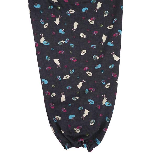 レディース和柄プリントスムース裏起毛もんぺ 日本製 冬用 7950 [3L、M、L、LLサイズ] 婦人 | ブランド登録なし | 07