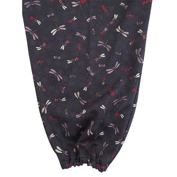 レディース和柄プリントスムース裏起毛もんぺ 日本製 冬用 7950 [3L、M、L、LLサイズ] 婦人 | ブランド登録なし | 10