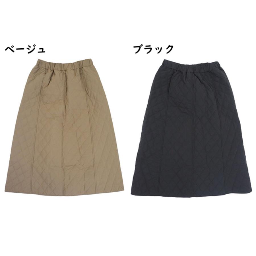 グンゼ Tuche レディース発熱キルティング ロングスカート バウンド