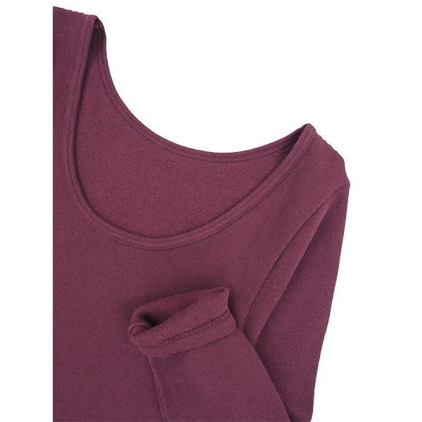 グンゼ HOTMAGIC ふっくらCOTTON 100% レディース8分袖インナー 吸湿発熱 冬用 MH4646N GUNZE [M、L、LLサイズ] 婦人 インナー | HOTMAGIC | 02