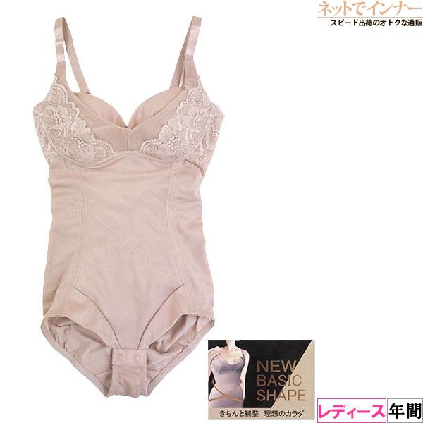 NEW BASIC SHAPE レディースボディースーツ きちんと補整 理想のカラダ 年間 225-110 [85LL、75M、80Lサイズ] 婦人 | ブランド登録なし