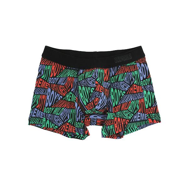 グンゼ BODYWILD メンズボクサーパンツ 前とじ  肌にやさしい綿混素材 ロゴ柄 年間 BWG199A GUNZE [M、Lサイズ] 紳士 インナー | BODY WILD | 06