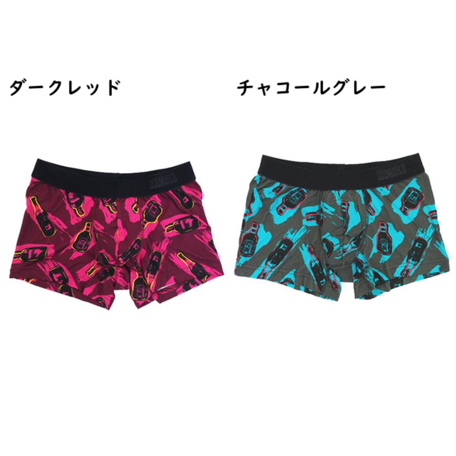 グンゼ BODYWILD メンズボクサーパンツ 前とじ  吸汗速乾 リキュールボトル柄 年間 BWG188A GUNZE [M、Lサイズ] 紳士 インナー | BODY WILD | 04