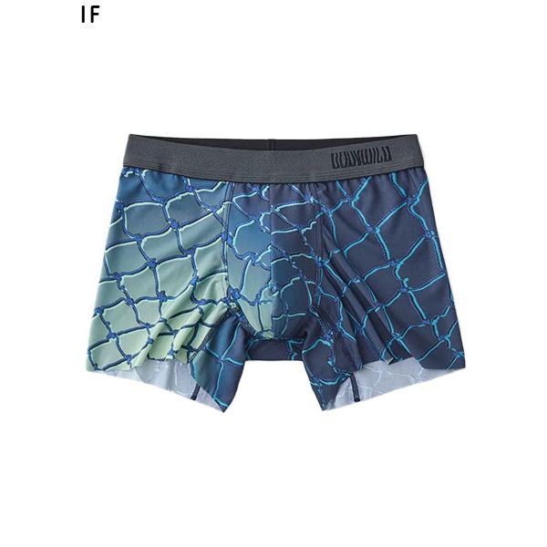 グンゼ BODYWILD メンズボクサーパンツ 前とじ  切りっぱなし ワイヤーネット柄  日本製 年間 BWA200A GUNZE [M、Lサイズ] 紳士 インナー | BODY WILD | 04