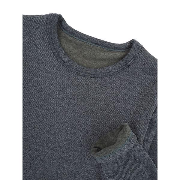 グンゼ ホットマジック 寒さ知らず メンズロングスリーブシャツ 5枚分の暖かさ 日本製 冬用 MH0708B GUNZE [M、L、LLサイズ] 紳士 インナー | HOTMAGIC | 02