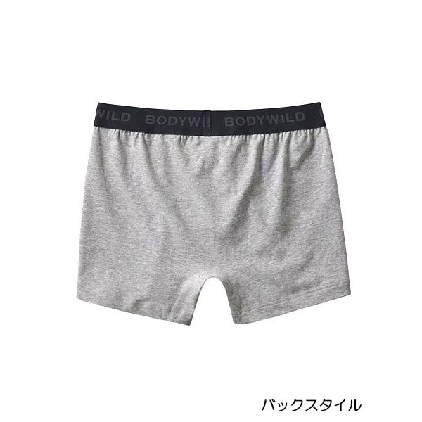 グンゼ BODYWILD メンズボクサーパンツ 前あき  綿混素材 無地 年間 BWB200D GUNZE [M、L、LLサイズ] 紳士 インナー | BODY WILD | 01
