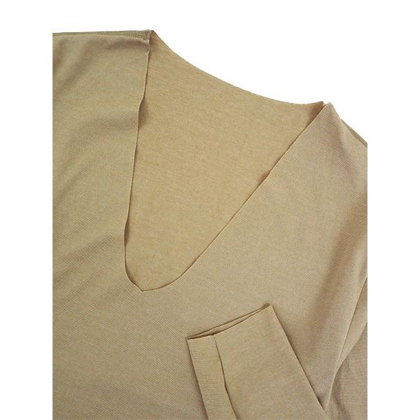 グンゼ YG NextRA＋ メンズVネックロングスリーブシャツ カットオフ 日本製 年間 YN1509 GUNZE [M、Lサイズ] 紳士 インナー | YG | 02