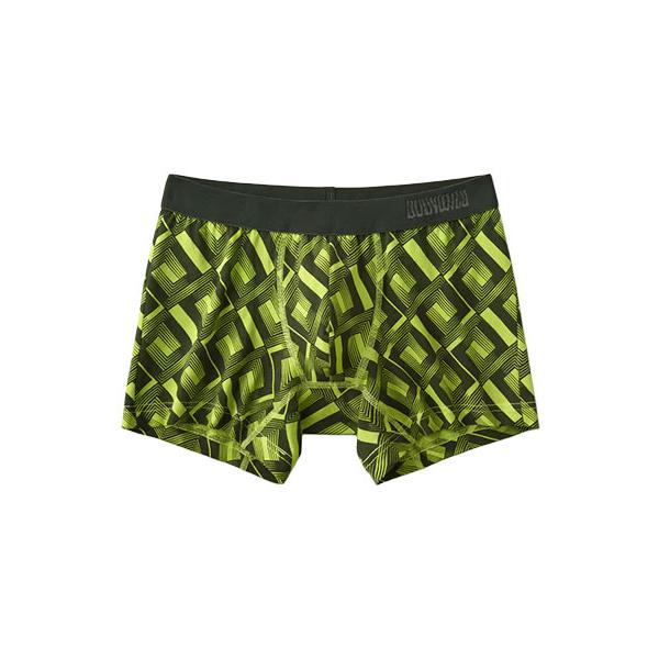 グンゼ BODYWILD メンズボクサーパンツ 前とじ  ジオメトリック 綿混素材 年間 BWG185A GUNZE [M、Lサイズ] 紳士 インナー | BODY WILD | 03