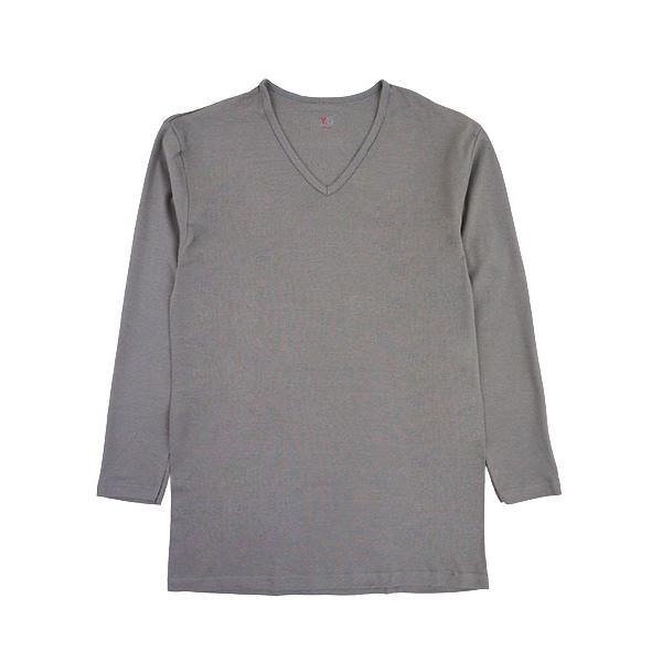 グンゼ YG NextRA＋ WARM∞DEOメンズVネック9分袖シャツ 綿100% 冬用 YN0909 GUNZE [M、L、LLサイズ] 紳士 インナー | YG | 06