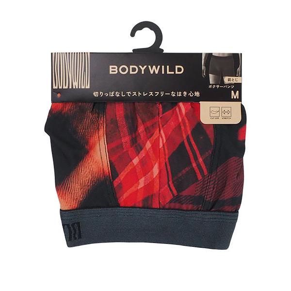 グンゼ BODYWILD メンズボクサーパンツ 前とじ  切りっぱなし  日本製 年間 BWA200A GUNZE [M、Lサイズ] 紳士 インナー | BODY WILD | 03