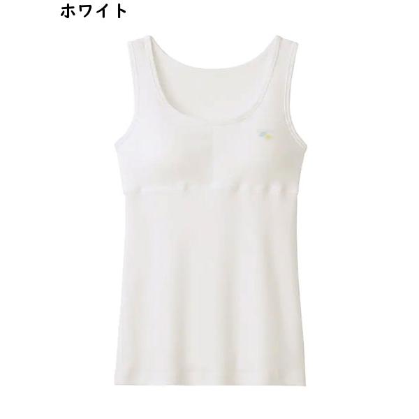 pied clair ピエクレール 女児タンクトップ  やわらか挿入パッド付  160cm 年間 PDF9580 GUNZE [160サイズ] 婦人 | Pied Clair | 04