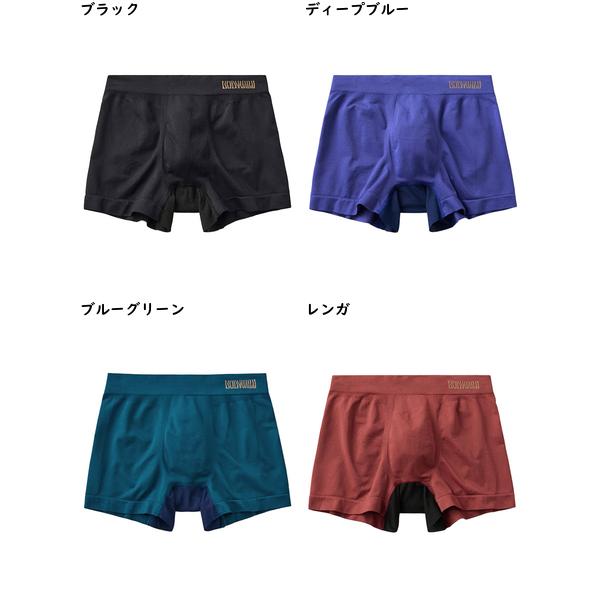 グンゼ BODYWILD メンズボクサーパンツ 前とじ  立体成型×ベンチレーション 無地 日本製 年間 BWM000A GUNZE [M、L、LLサイズ] 紳士 インナー | BODY WILD | 04
