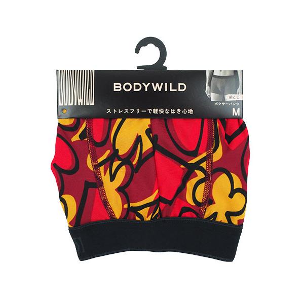 グンゼ BODYWILD EZX メンズボクサーパンツ 前とじ   ドローイングスート柄 日本製 年間 BWV110B GUNZE [M、Lサイズ] 紳士 インナー | BODY WILD | 03