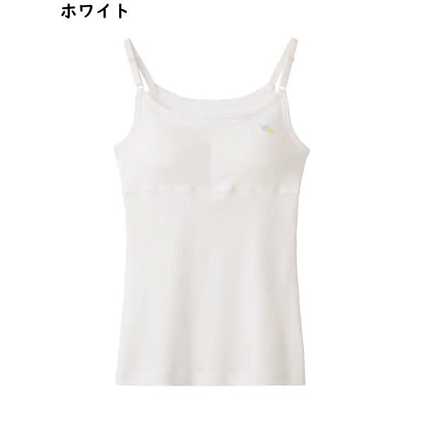 pied clair ピエクレール 女児キャミソール  やわらか挿入パッド付  160cm 年間 PDF9180 GUNZE [160サイズ] 婦人 | Pied Clair | 04