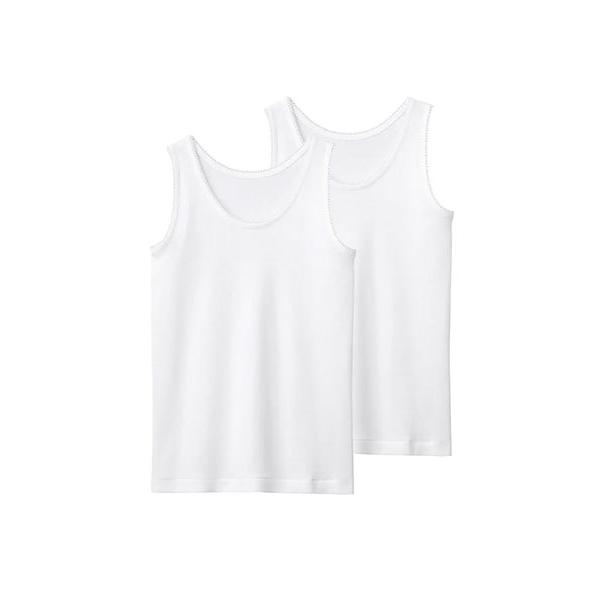 グンゼ 子供肌着 女児タンクトップ 100cm 2枚組 やわらか綿100% 年間 AF4550C GUNZE [100サイズ] 婦人 | GUNZE | 05